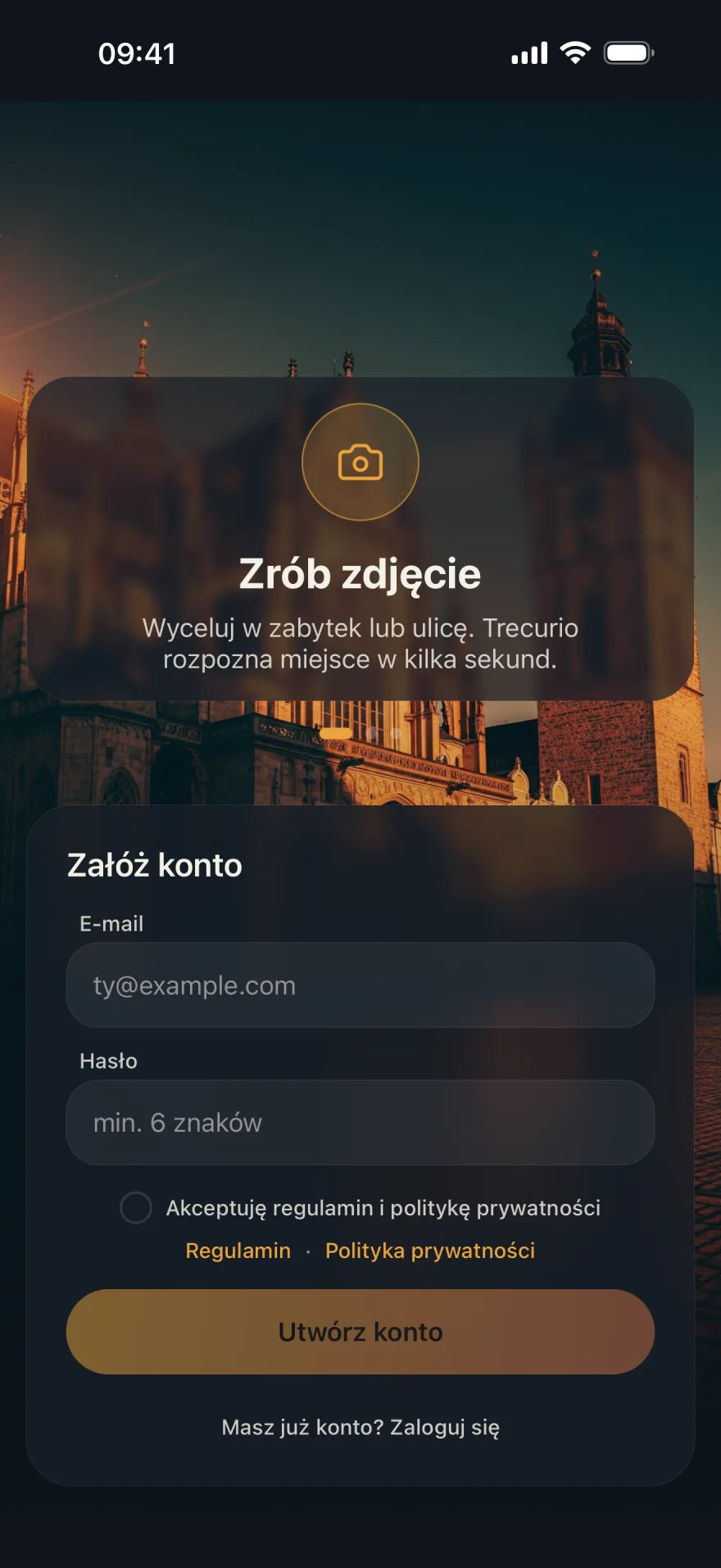 Prosta rejestracja